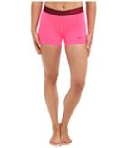 Nike Pro Three-inch Short (hyper Pink/fuchsia Force) Women's Shorts