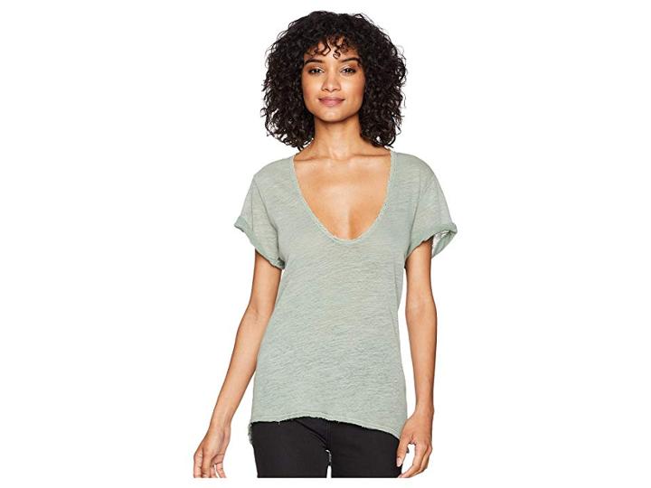Free People Saturday Tee (olive) Women's T Shirt