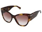 Valentino 0va4028a (light Havana/gradient Pink) Fashion Sunglasses