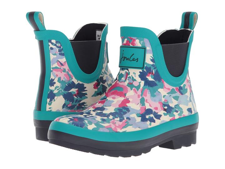 Joules Kids Wellibob Chelsea Boot (toddler/little Kid/big Kid) (cream Garden Ditsy) Girls Shoes