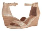 Sofft Marla (platino Distressed Foil Suede) Women's Shoes