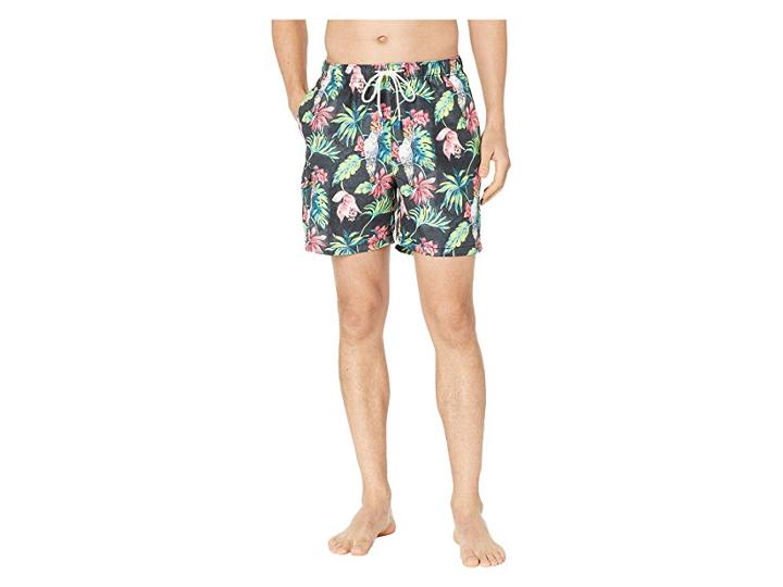 Tommy Bahama Naples Tahitian Tweets Swim Trunks (black) Men's Swimwear