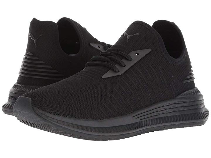 Puma Kids Tsugi Mi Evoknit Jr (big Kid) (black) Kids Shoes