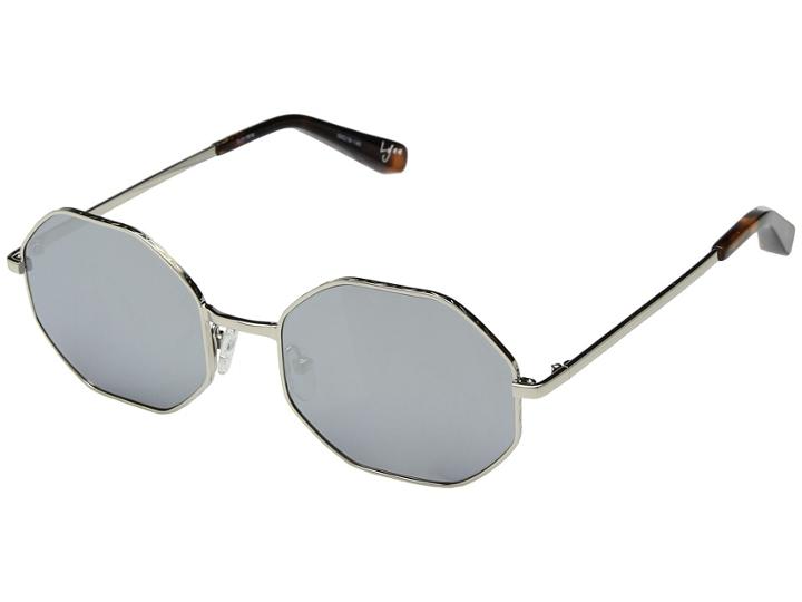 Elizabeth And James Lynn (silver/silver Mirror Lens) Fashion Sunglasses