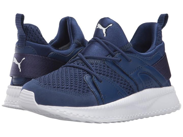 Puma Kids Tsugi Blaze (little Kid/big Kid) (blue Depths/blue Depths) Boys Shoes