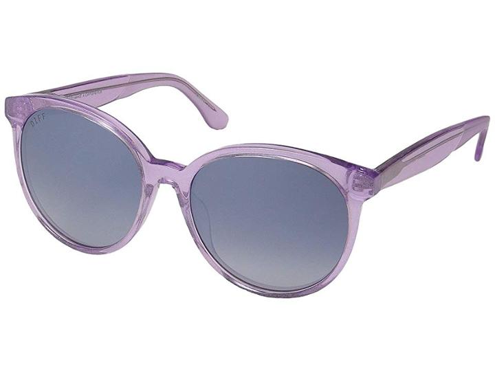 Diff Eyewear Cosmo (amethyst Glitter/smoke) Fashion Sunglasses