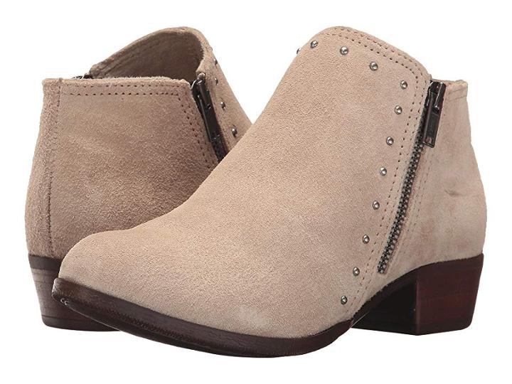 Minnetonka Brie Boot (stone Suede) Women's Zip Boots