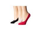 Kate Spade New York Right Left 3-pack Liner Socks (rose Dew) Women's No Show Socks Shoes