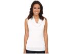 Michael Stars Shine Sleeveless Drape Neck (white) Women's Sleeveless