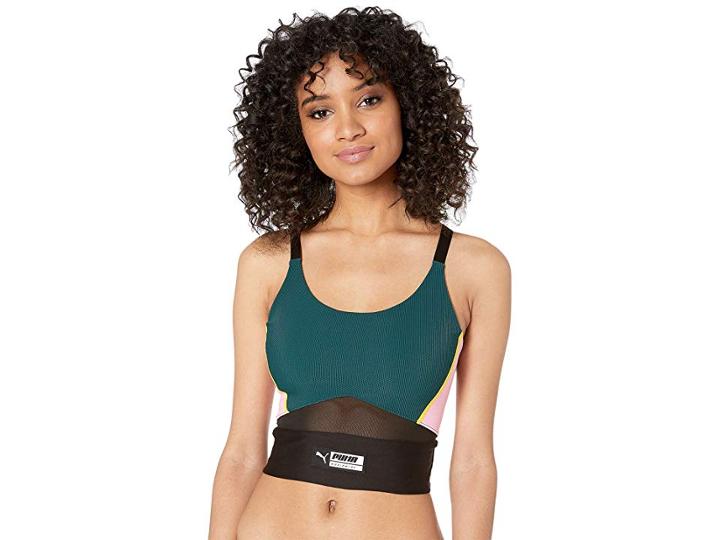 Puma Tz Crop Top (ponderosa Pine) Women's Clothing