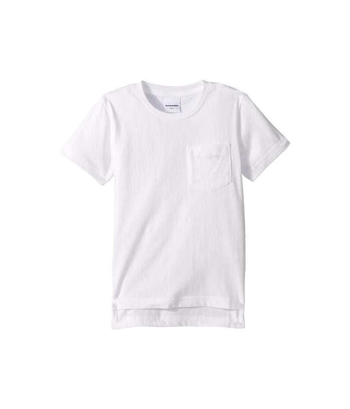 Superism Brycen Short Sleeve Tee (toddler/little Kids/big Kids) (white) Boy's T Shirt