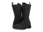 Dr. Martens 1b99 Fl 14-eye Zip Boot (black Cascade Split) Women's Boots