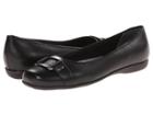 Trotters Sizzle (black Soft Perf Leather) Women's Dress Flat Shoes