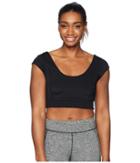 Free People Movement Starlight Crop Top (black) Women's Clothing