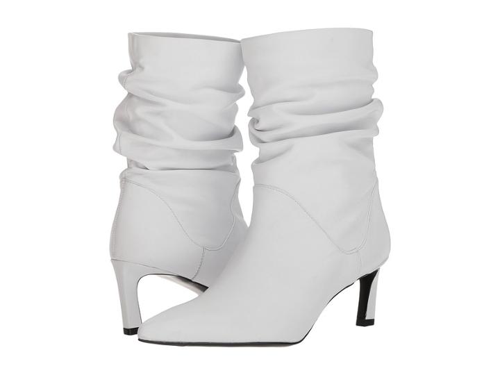 Stuart Weitzman Demibenatar (white Nappa) Women's Shoes