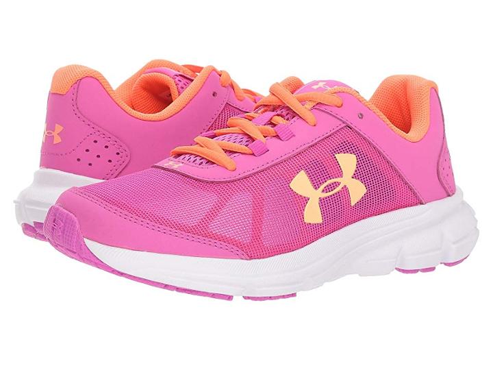 Under Armour Kids Ua Ggs Rave 2 (big Kid) (fluo Fuchsia/fluo Fuchsia/peach Horizon) Girls Shoes