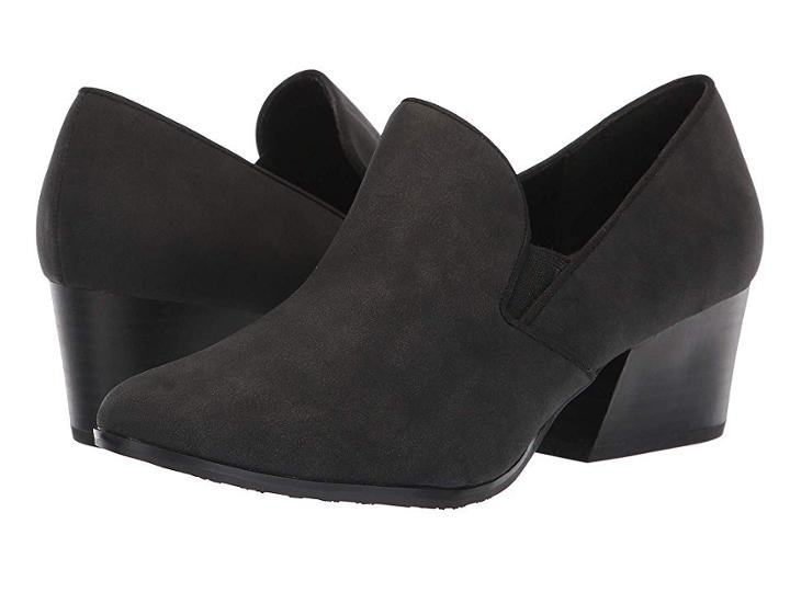 Soft Style Graze (black Nubuck) Women's 1-2 Inch Heel Shoes