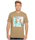 Under Armour King Of The Marsh Photoreal Tee (bayou Medium Heather/black) Men's T Shirt