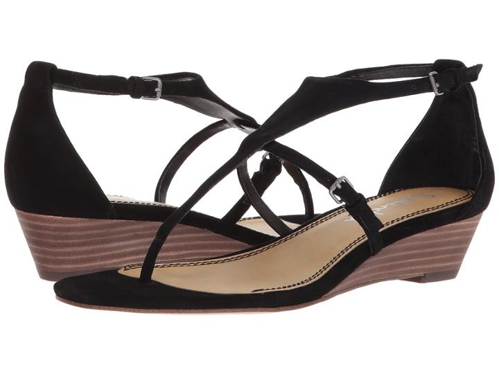Splendid Brooklyn (black Suede) Women's Sandals