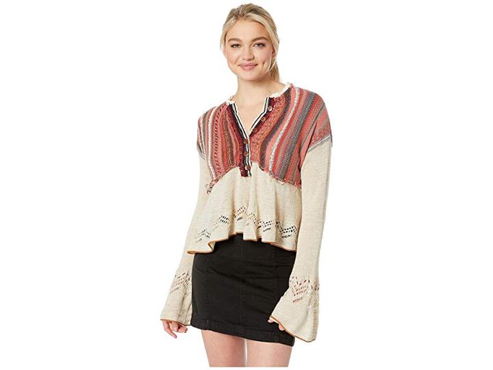 Free People Meadow Lakes Sweater (ivory) Women's T Shirt
