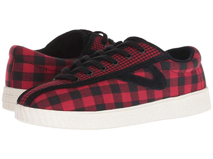 Tretorn Nylite 28 Plus (red/black/red/black/black Fabric) Women's Shoes