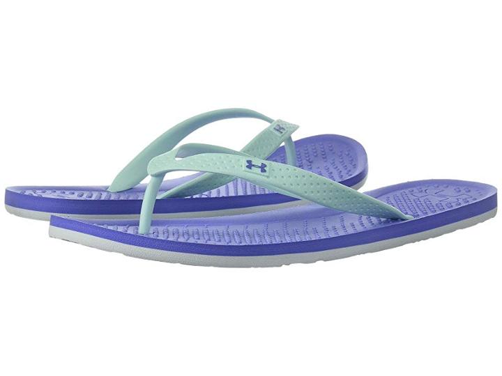 Under Armour Atlantic Dune (talc Blue/white/refresh Mint) Women's Sandals