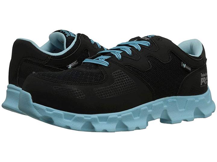 Timberland Pro Powertrain Alloy Toe Esd (black/blue) Women's Work Boots