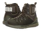 Puma Ignite Limitless Boot (olive Night/high Risk Red) Men's Shoes