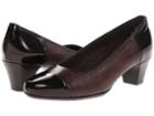 Munro American Jillian (dark Brown Multi) Women's 1-2 Inch Heel Shoes