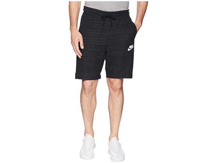 Nike Nsw Av15 Shorts Knit (black/heather/white) Men's Shorts