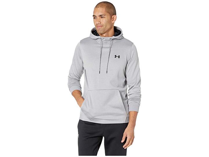 Under Armour Armour Fleece Pullover Hoodie (steel Light Heather/graphite) Men's Sweatshirt