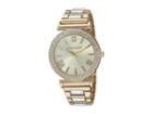 Steve Madden Ladies Roman Numeral Alloy Band Watch Smw169 (gold) Watches