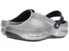 Crocs Bistro Graphic Clog (metallic Silver) Clog/mule Shoes