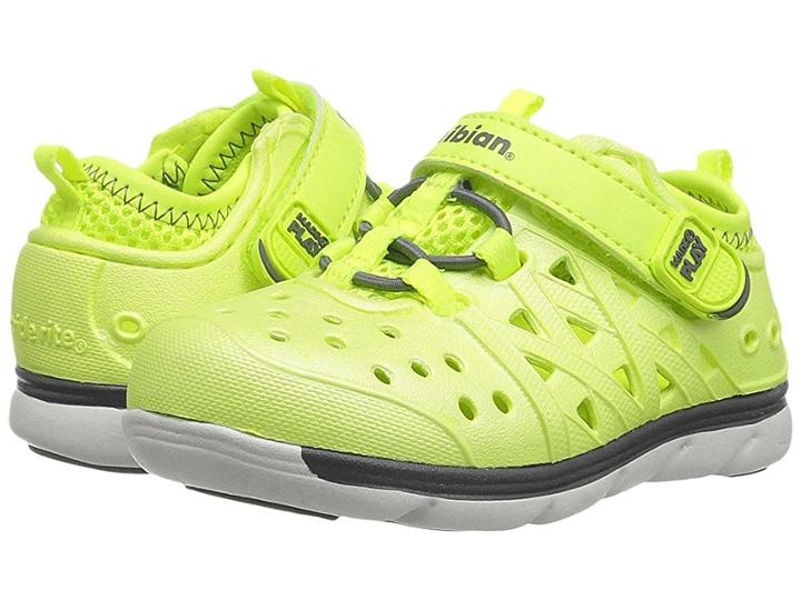 Stride Rite Made 2 Play Phibian (toddler/little Kid/big Kid) (citron Metallic) Kids Shoes