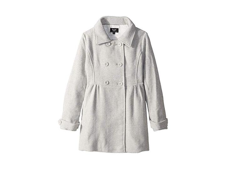 Bardot Junior Maple Peacoat (big Kids) (light Grey) Girl's Coat