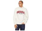 Champion College Georgia Bulldogs Powerblend(r) 1/4 Zip (champion Oatmeal Heather) Men's Clothing