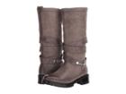 Ross & Snow Alessandra Tall Moto Boot (charcoal) Women's Shoes