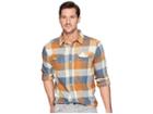 Columbia Flare Guntm Flannel Iii Long-sleeve Shirt (canyon Gold Large Plaid) Men's Clothing