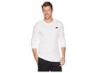 Nike Nsw Tee Long Sleeve Embroided Futura (white/black) Men's T Shirt