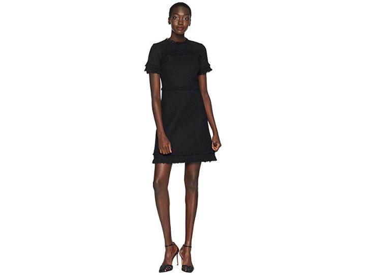 Kate Spade New York Wild Ones Western Tweed Dress (black) Women's Dress