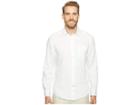 Nautica Long Sleeve Resort Solid Linen (bright White) Men's Clothing