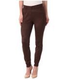 Miraclebody Jeans Gia Stretch Suede Leggings (brown) Women's Casual Pants