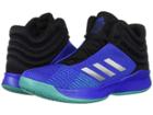 Adidas Kids Pro Spark Basketball Wide (little Kid/big Kid) (blue/silver/black) Kid's Shoes
