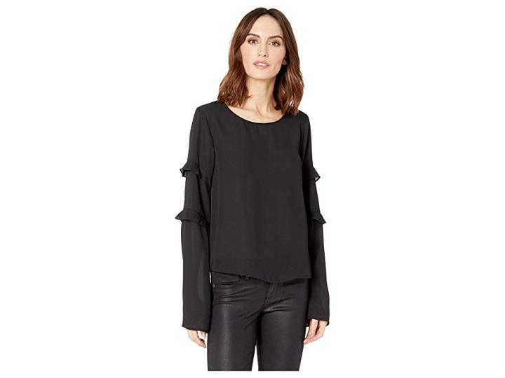 Stetson 2322 All Over Embroidered Crepe (black) Women's Clothing