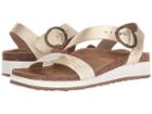 Aetrex Adrianna (gold Pony) Women's Sandals
