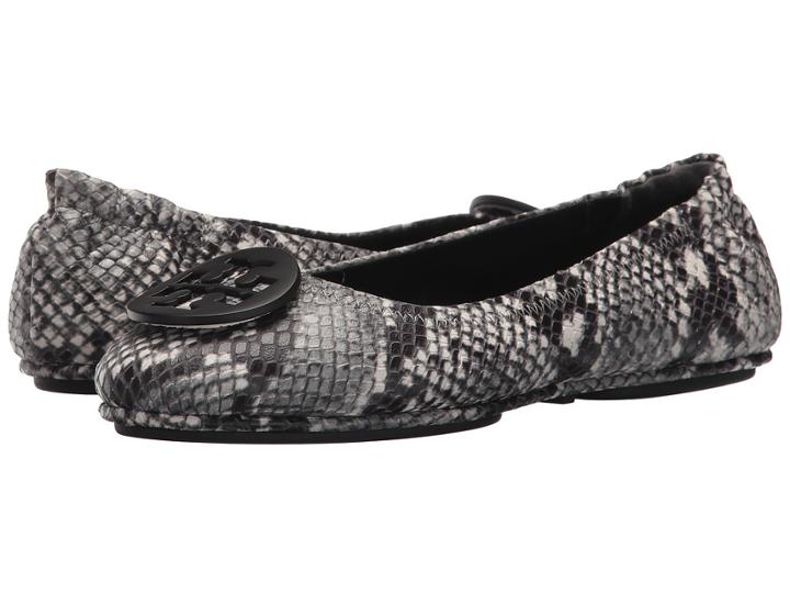 Tory Burch Minnie Travel Ballet Flat (roccia) Women's Shoes