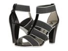 Anne Klein Isadola (black/white/black Fabric) Women's Shoes