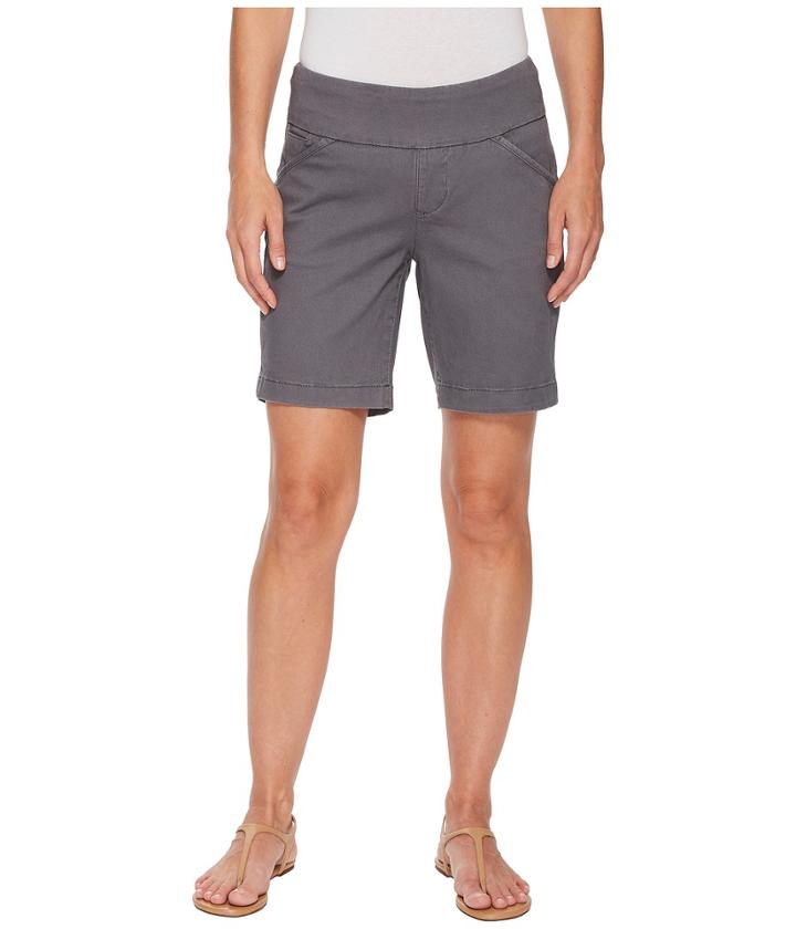 Jag Jeans Ainsley Pull-on 8 Shorts In Bay Twill (grey Streak) Women's Shorts
