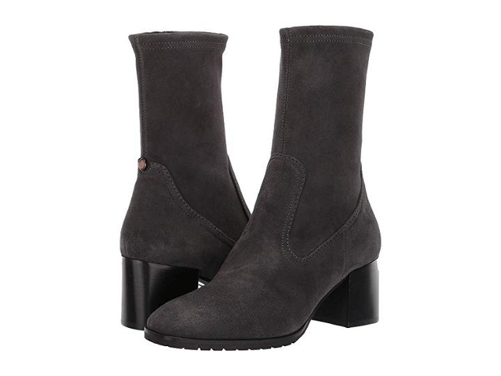 Aquatalia Cecilia (anthracite Dress Suede Stretch Suede) Women's Shoes