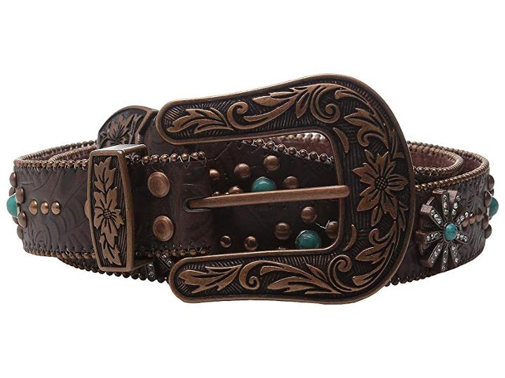 M&f Western Rowel Concho Belt (copper) Women's Belts